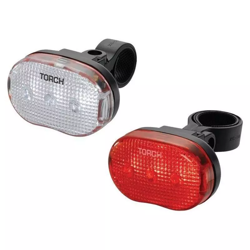 ZESTAW LAMP ROWEROWYCH CYCLE LIGHT SET 3 TORCH - Torch