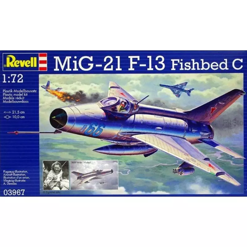 MODEL DO SKLEJANIA MIG21 F.13 FISHBED C REVELL - Revell