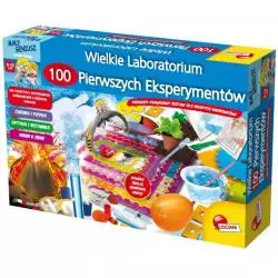 100 PIERWSZYCH EKSPERYMENTÓW MAŁY GENIUSZ WIELKIE LABORATORIUM 8-12 LAT - Lisciani