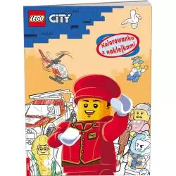 LEGO CITY KOLOROWANKA Z NAKLEJKAMI 5+ - Ameet
