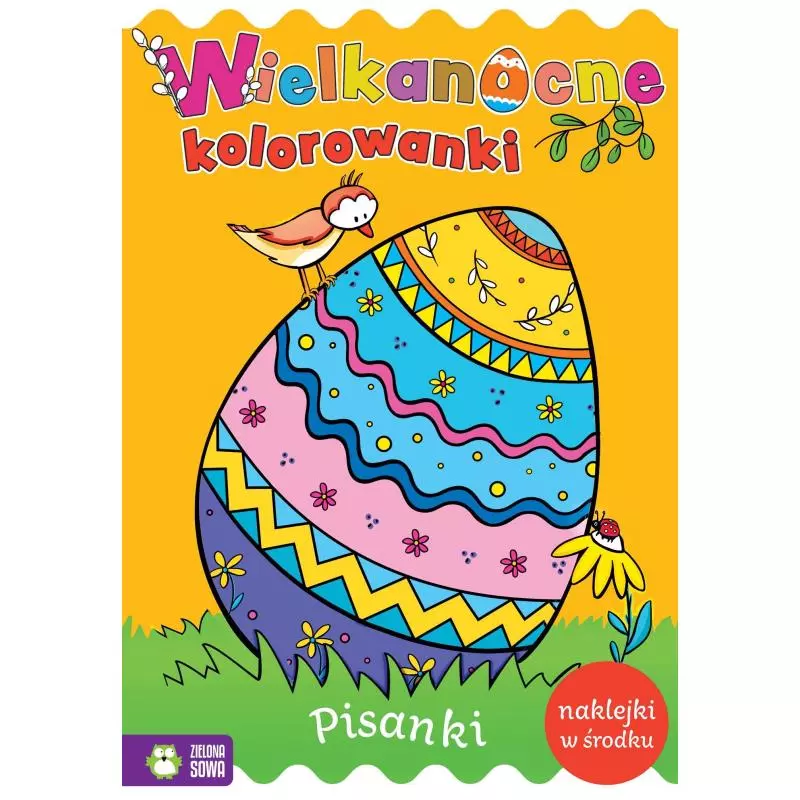 WIELKANOCNE KOLOROWANKI PISANKI 4+ - Zielona Sowa