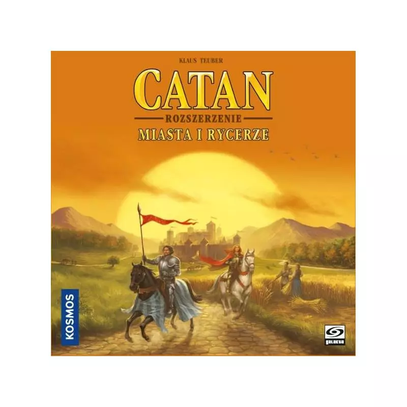 CATAN: MIASTA I RYCERZE GRA PLANSZOWA 12+ - Galakta