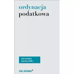 ORDYNACJA PODATKOWA - od.nowa