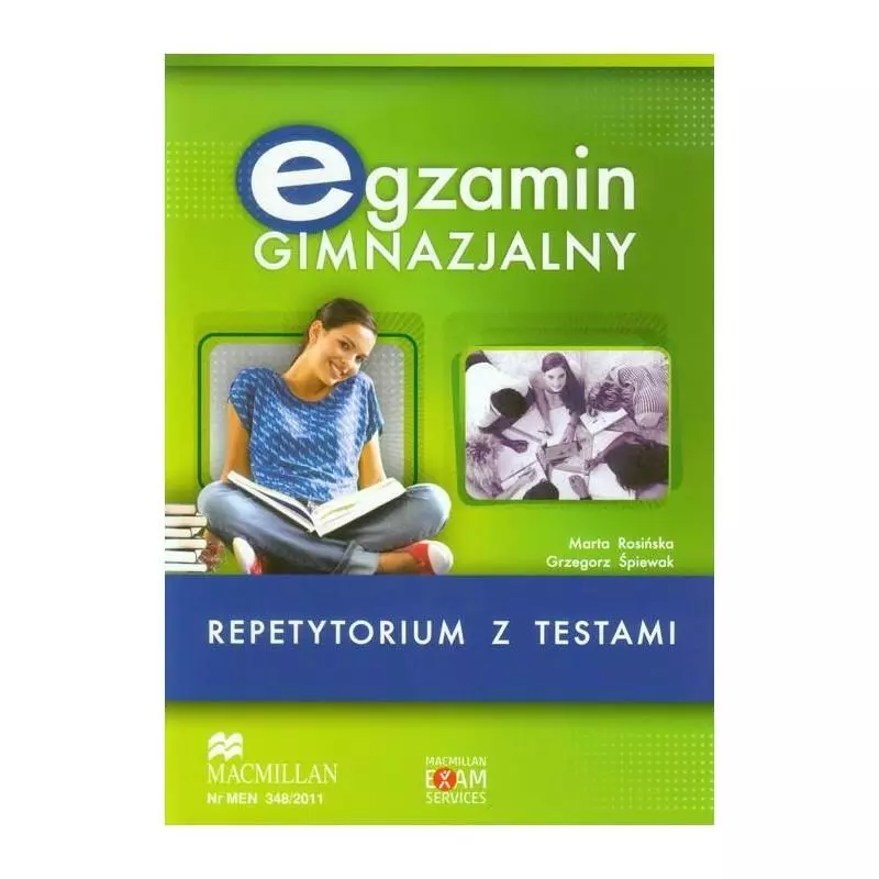 EGZAMIN GIMNAZJALNY REPETYTORIUM Z TESTAMI JĘZYK ANGIELSKI + CD Marta Rosińska - Macmillan