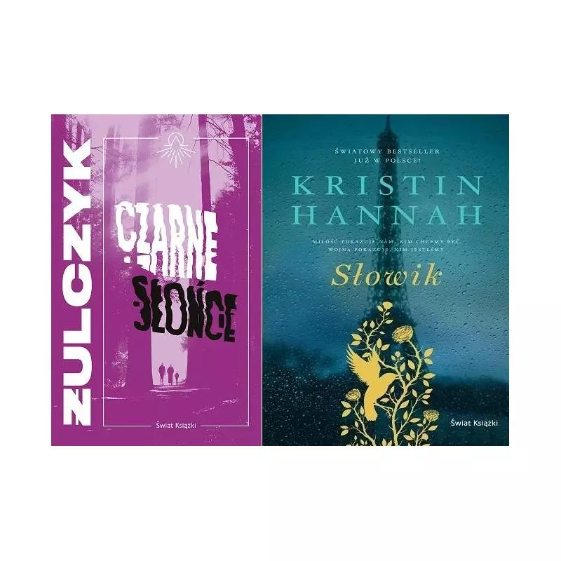 CZARNE SŁOŃCE SŁOWIK PAKIET Jakub Żulczyk, Kristin Hannah - Świat Książki