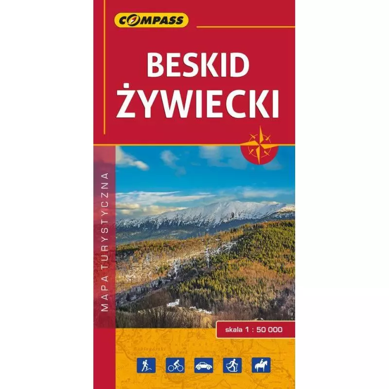 BESKID ŻYWIECKI MAPA TURYSTYCZNA 1:50 000 - Compass