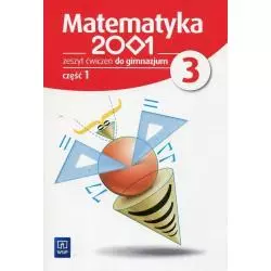 MATEMATYKA 2001 ZESZYT ĆWICZEŃ DLA 3 GIMNAZJUM 1 - WSiP