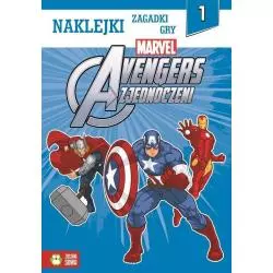 MARVEL AVENGERS NAKLEJKI ZAGADKI GRY 1 - Zielona Sowa