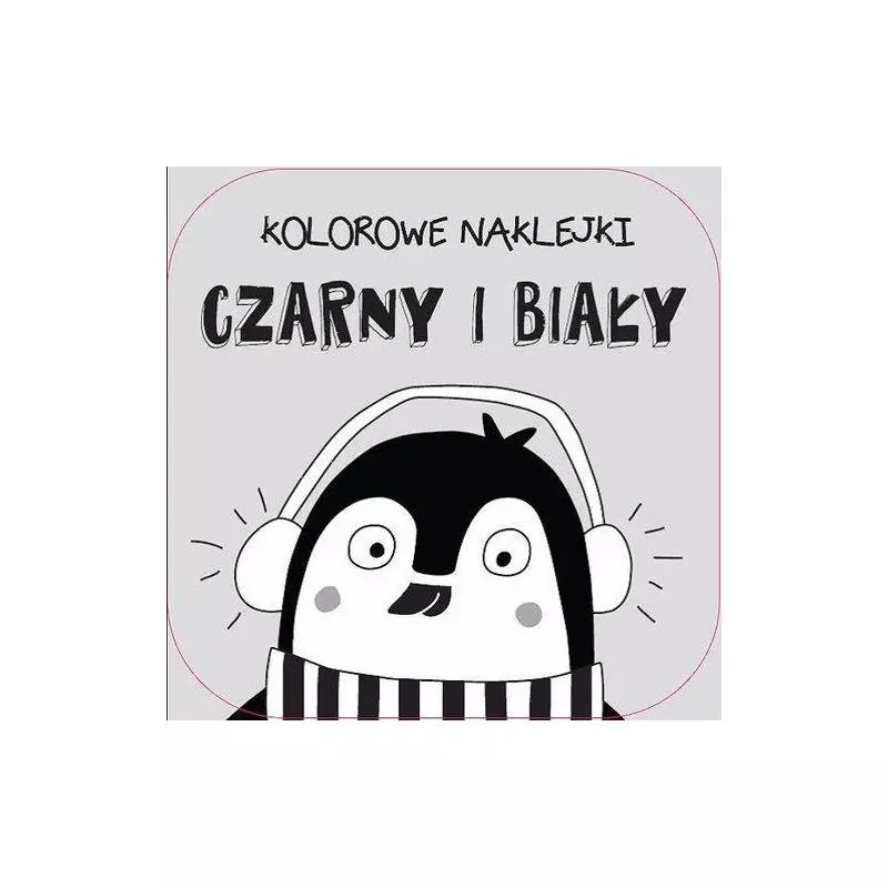 KOLOROWE NAKLEJKI CZARNY I BIAŁY - Yoyo Books