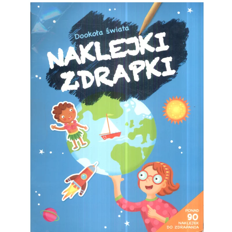 NAKLEJKI ZDRAPKI. DOOKOŁA ŚWIATA - Yoyo Books