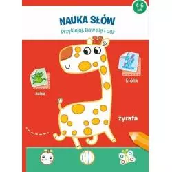 NAUKA SŁÓW PRZYKLEJAJ BAW SIĘ I UCZ 4-6 LAT - Yoyo Books