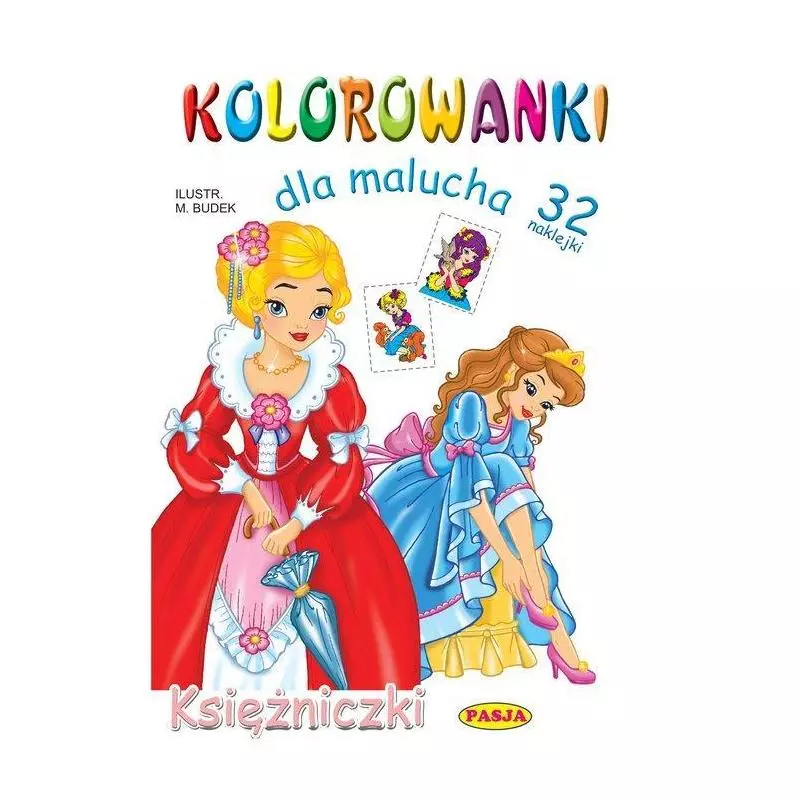 KSIĘŻNICZKI KOLOROWANKI DLA MALUCHA Mariola Budek - Pasja