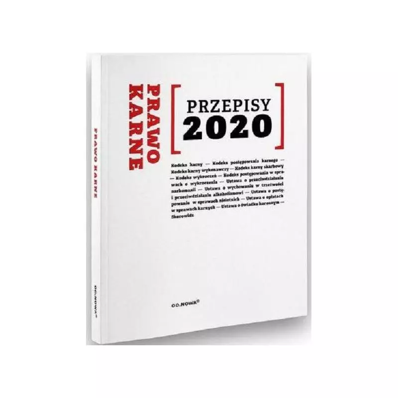 PRAWO KARNE PRZEPISY 2020 - od.nowa