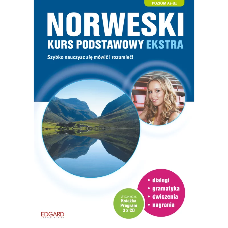 NORWESKI KURS PODSTAWOWY EKSTRA + 3 X CD - Edgard
