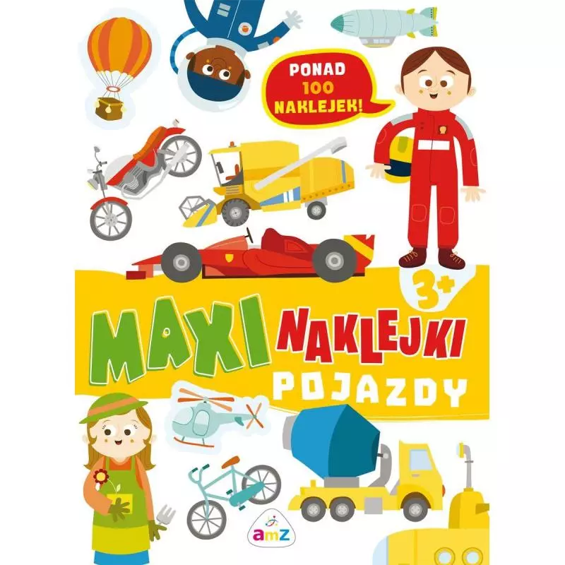 POJAZDY. MAXI NAKLEJKI 5+ - Olesiejuk