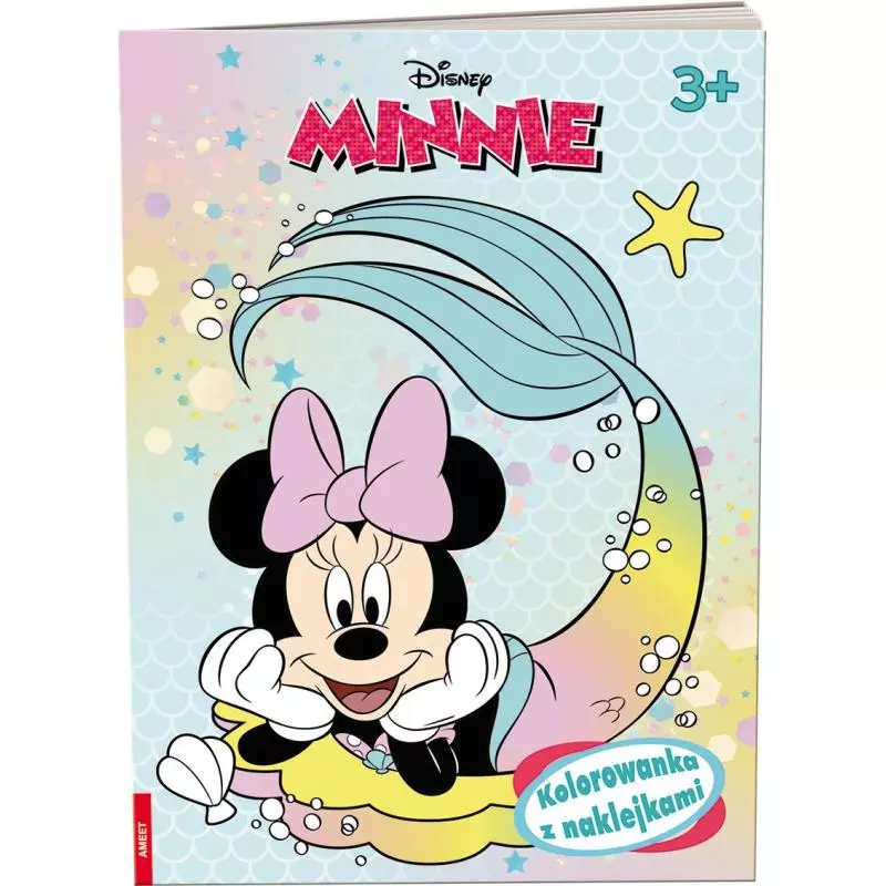 DISNEY MINNIE KOLOROWANKA Z NAKLEJKAMI 3+ - Ameet