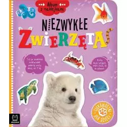 NIEZWYKŁE ZWIERZĘTA ALBUM Z NAKLEJKAMI 5+ - Aksjomat