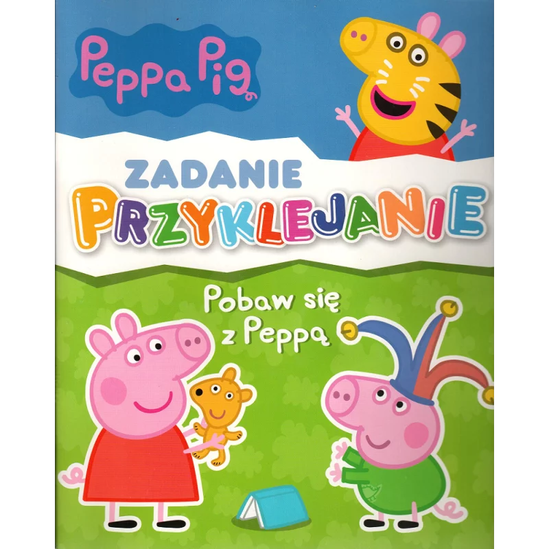 ŚWINKA PEPPA ZADANIE PRZYKLEJANIE POBAW SIĘ Z PEPPĄ - Media Service Zawada
