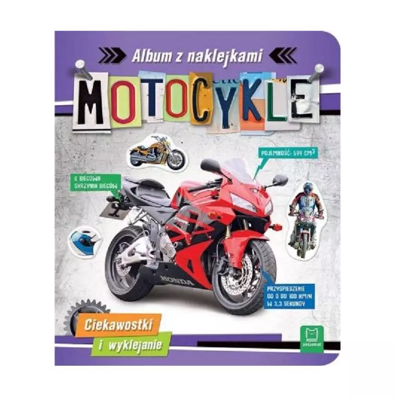 MOTOCYKLE ALBUM Z NAKLEJKAMI 5+ - Aksjomat