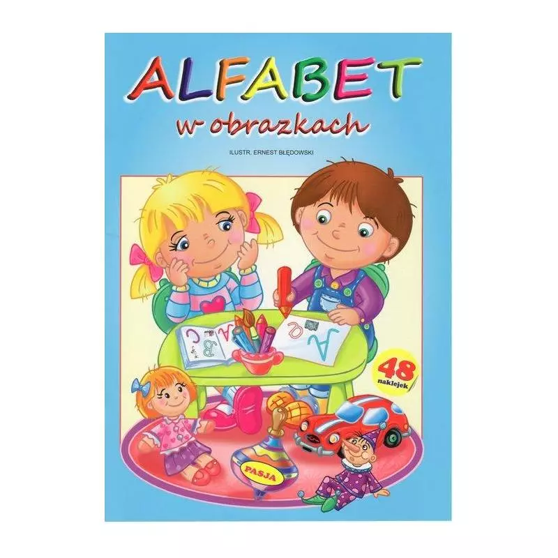 ALFABET W OBRAZKACH + NAKLEJKI Ernest Błędowski - Pasja