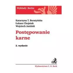 POSTĘPOWANIE KARNE Katarzyna Boratyńska - C.H. Beck