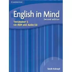 ENGLISH IN MIND LEVEL 5 TESTMAKER CD-ROM AND AUDIO CD Sarah Ackroyd - Cambridge University Press