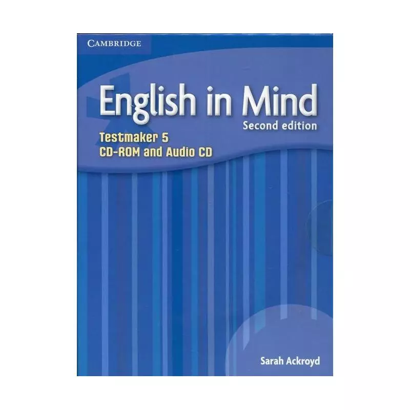 ENGLISH IN MIND LEVEL 5 TESTMAKER CD-ROM AND AUDIO CD Sarah Ackroyd - Cambridge University Press