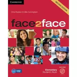 FACE2FACE ELEMENTARY STUDENTS BOOK + DVD Chris Redston - Cambridge University Press
