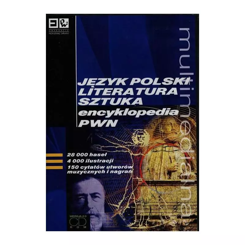 JĘZYK POLSKI LITERATURA SZTUKA ENCYKLOPEDIA CD-ROM - PWN