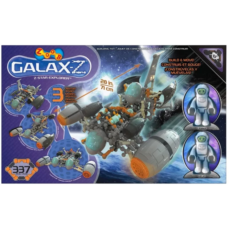 KLOCKI ZOOB Z-GALAX Z-STAR EXPLORER 337 ELEMENTÓW 8+ - Zoob