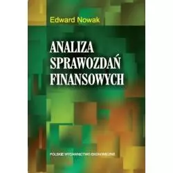 ANALIZA SPRAWOZDAŃ FINANSOWYCH Edward Nowak - PWE