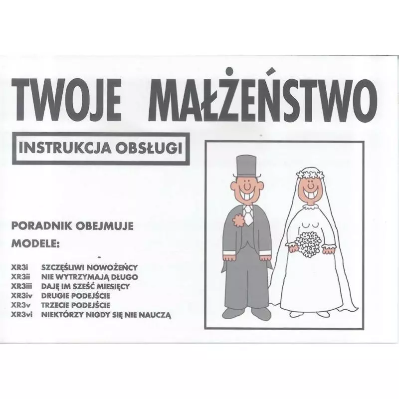 TWOJE MAŁŻEŃSTWO INSTRUKCJA OBSŁUGI - Stapis