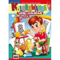 OWOCE KOLOROWANKA LICZĘ I KOLORUJĘ Alicja Groszek-Abramowicz - NIKO