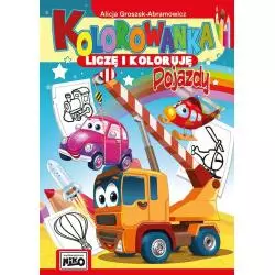 POJAZDY KOLOROWANKA LICZĘ I KOLORUJĘ Alicja Groszek-Abramowicz - NIKO