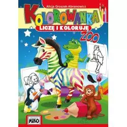 ZOO KOLOROWANKA LICZĘ I KOLORUJĘ Alicja Groszek-Abramowicz - NIKO