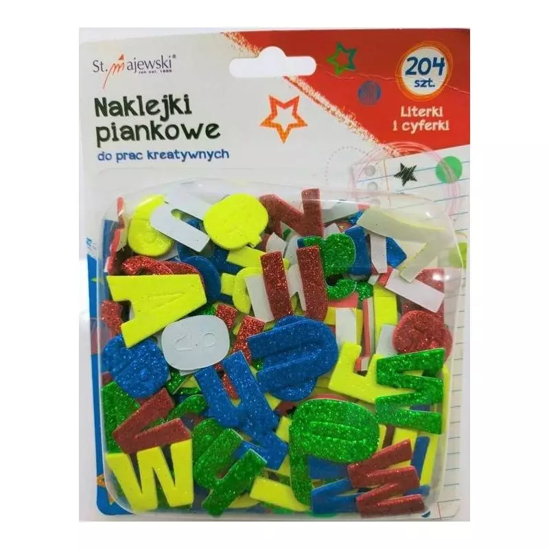 NAKLEJKI PIANKOWE DO PRAC KREATYWNYCH - St. Majewski