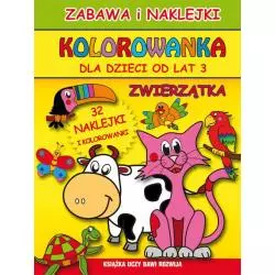 ZWIERZĄTKA KOLOROWANKA DLA DZIECI OD LAT 3 - Literat