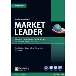 MARKET LEADER PRE-INTERMEDIATE FLEXI COURSE BOOK 1 + CD + DVD David Cotton - Pearson