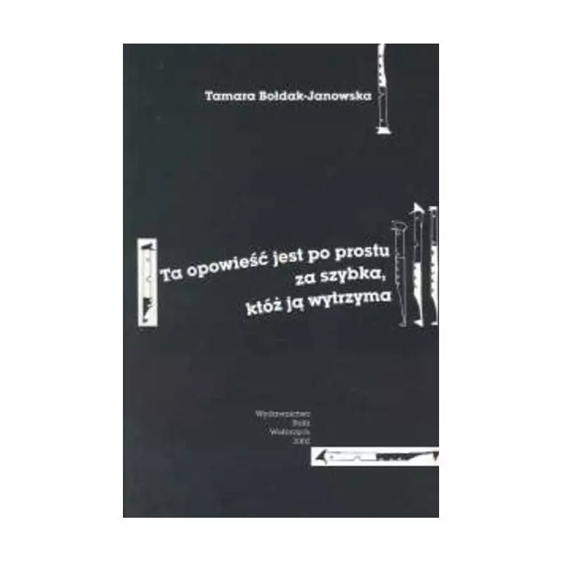 TA OPOWIEŚĆ JEST PO PROSTU ZA SZYBKA, KTÓŻ JĄ WYTRZYMA Tamara Bołdak-Janowska - Aspra