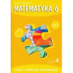 MATEMATYKA 6 ZESZYT ĆWICZEŃ LICZBY I WYRAŻENIA ALGEBRAICZNE - GWO