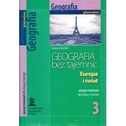 GEOGRAFIA BEZ TAJEMNIC 3 ZESZYT ĆWICZEŃ Edward Dudek - Wydawnictwo Edukacyjne Wiking