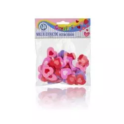 NAKLEJKI DEKORACYJNE PASTELOWE SERDUSZKA - Astra