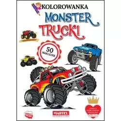 MONSTER TRUCKI. KOLOROWANKI Z NAKLEJKAMI Hubert Włodarczyk - Martel