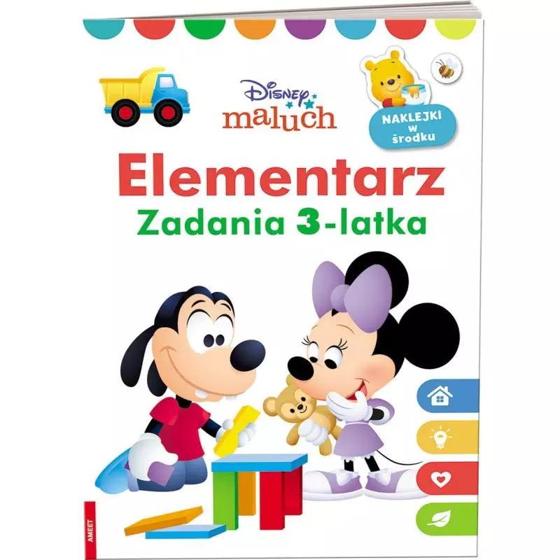 DISNEY MALUCH ELEMENTARZ ZADANIA 3-LATKA - Ameet