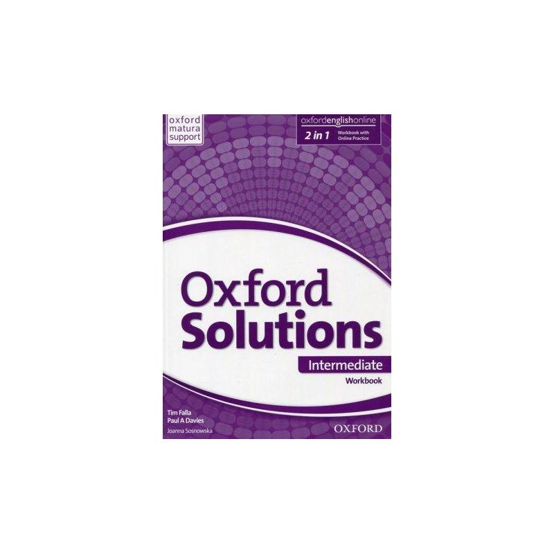 OXFORD SOLUTIONS INTERMEDIATE ĆWICZENIA JOANNA SOSNOWSKA