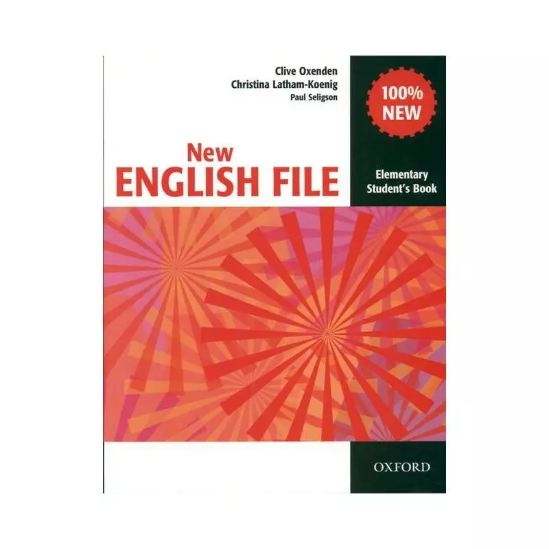 NEW ENGLISH FILE PODRĘCZNIK Christina Latham-Koenig, Clive Oxenden, Paul Seligson - Oxford