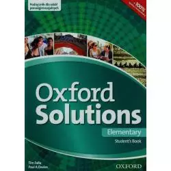 JĘZYK ANGIELSKI OXFORD SOLUTIONS ELEMENTARY PODRĘCZNIK Paul A. Davis - Oxford