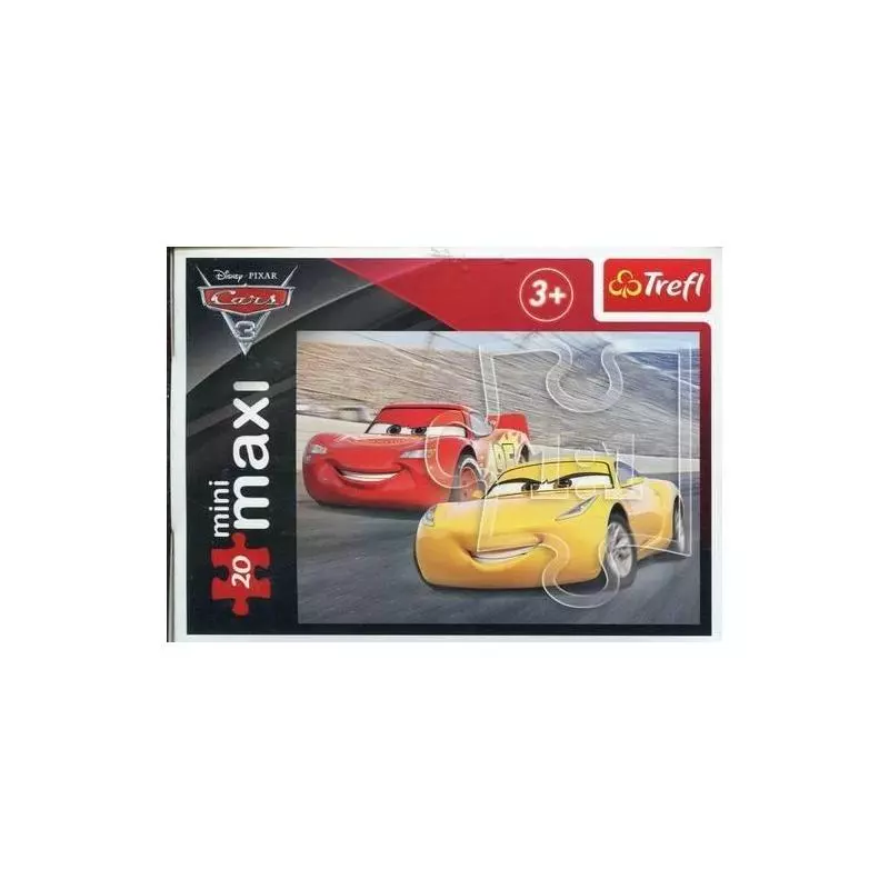 AUTA CARS 3 PIERWSZY NA MECIE PUZZLE 20 ELEMENTÓW 3+ - Trefl