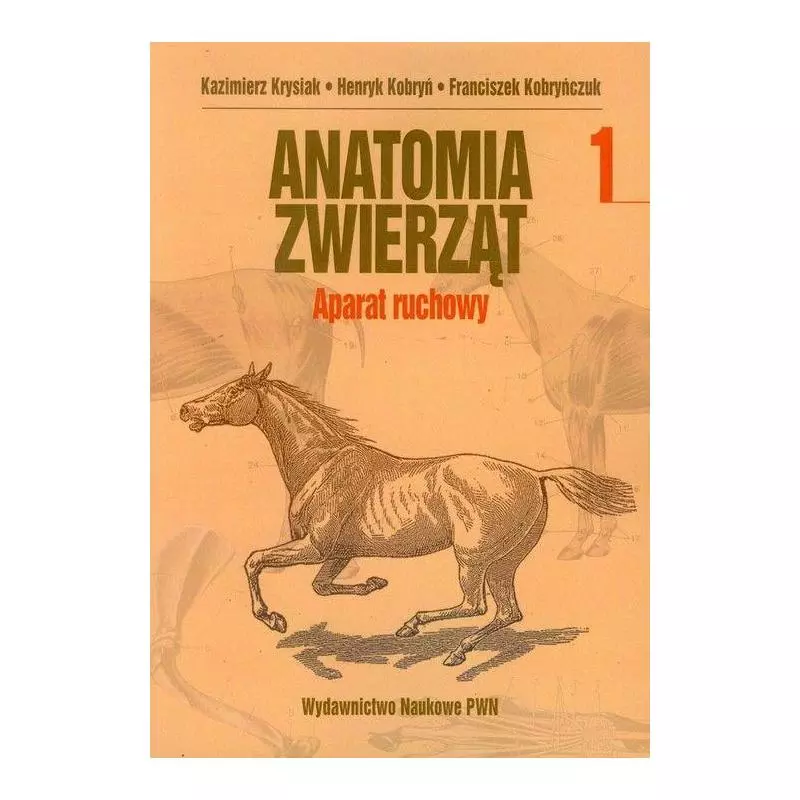 ANATOMIA ZWIERZĄT TOM I APARAT RUCHOWY Kazimierz Krysiak, Henryk Kobryń, Franciszek Kobryńczuk - PWN