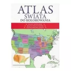 ATLAS ŚWIATA DO KOLOROWANIA - Olesiejuk